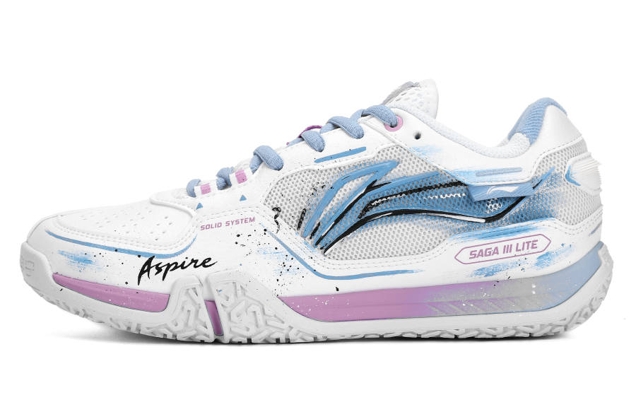 Li-Ning Li Ning Saga 3LITE Cushioning Rebound Lightweight Breathable Low top Badminton Shoes Unisex