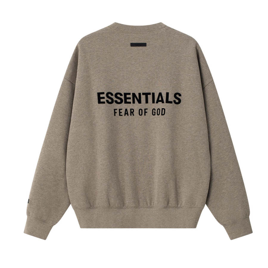 Fear Of God Essentials SS26 CLASSIC FIT FLEECE CREWNECK HOMESTEAD HEATHER Sweatshirt Unisex