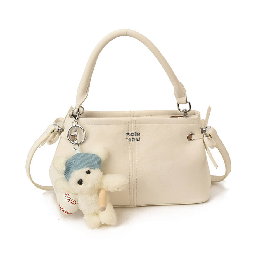 YALU Pu Handbag Women's White/Black/Purple/Blue/Pink