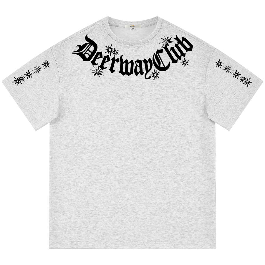 DEERWAY T Shirts Unisex Crew Neck Moderate Straight Fit