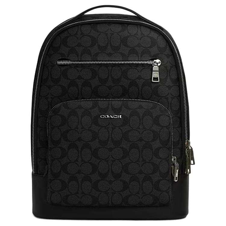 COACH COACH ETHAN Fabric With Artificial Leather Backpack Large Men's Black