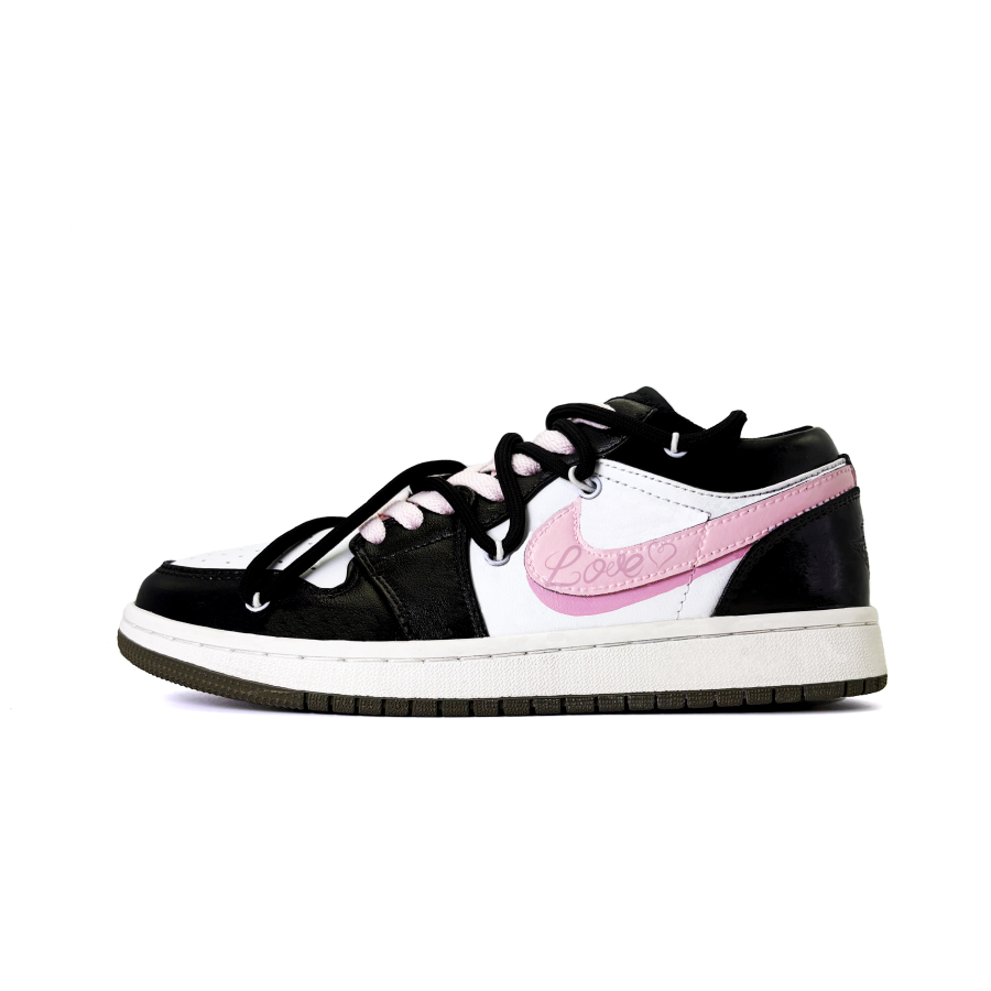 Jordan Jordan Air Jordan 1 Twilight Sweet Pink Synthetic Leather Slip Resistant Abrasion Resistant Low top