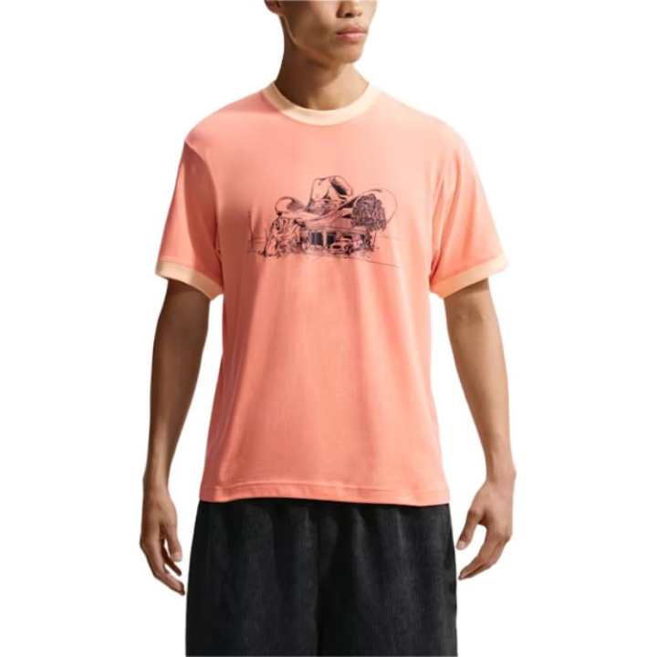 Nike Nike SB T Shirts Men's Orange Crew Neck