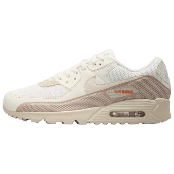 Nike Nike Air Max 90 Running Shoes Unisex White Beige