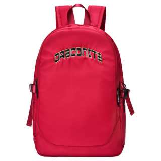 DRACONITE Polyester Backpack Unisex Red/White