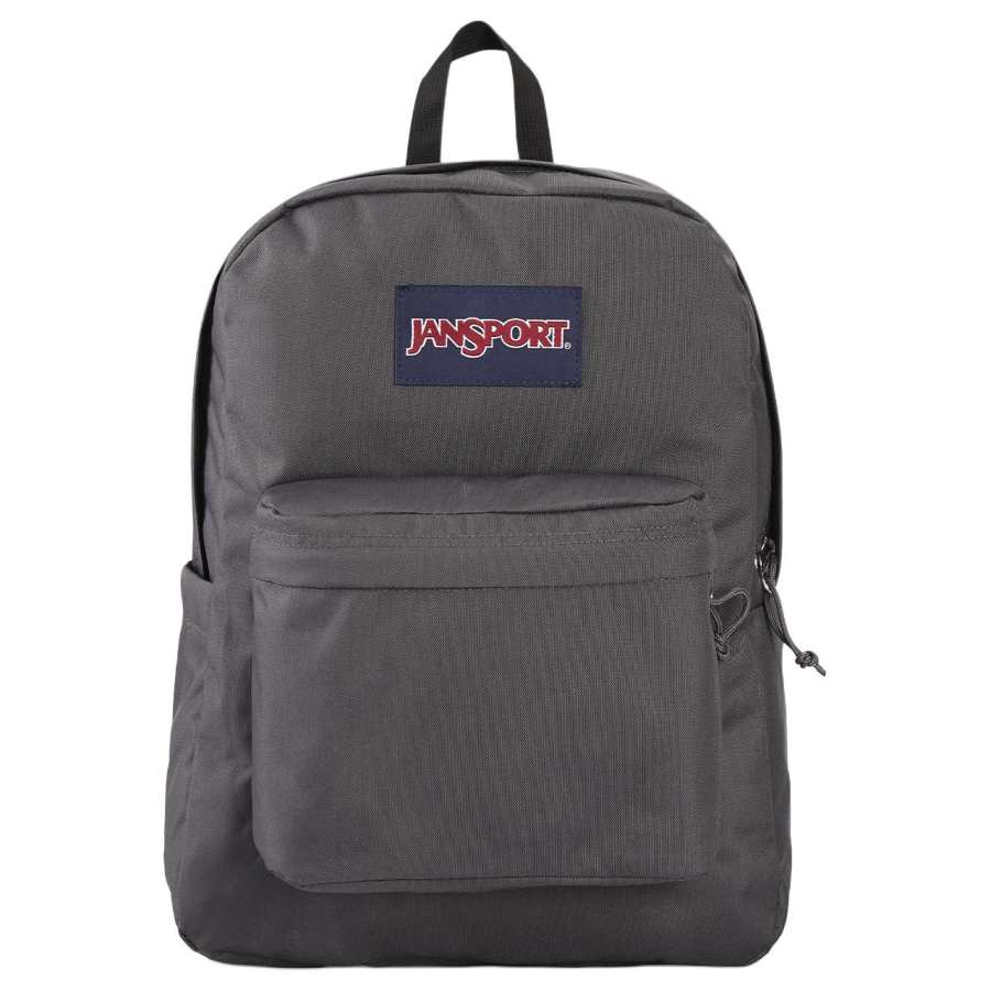 JanSport Large Capacity Fabric Backpack Regular Unisex Gray