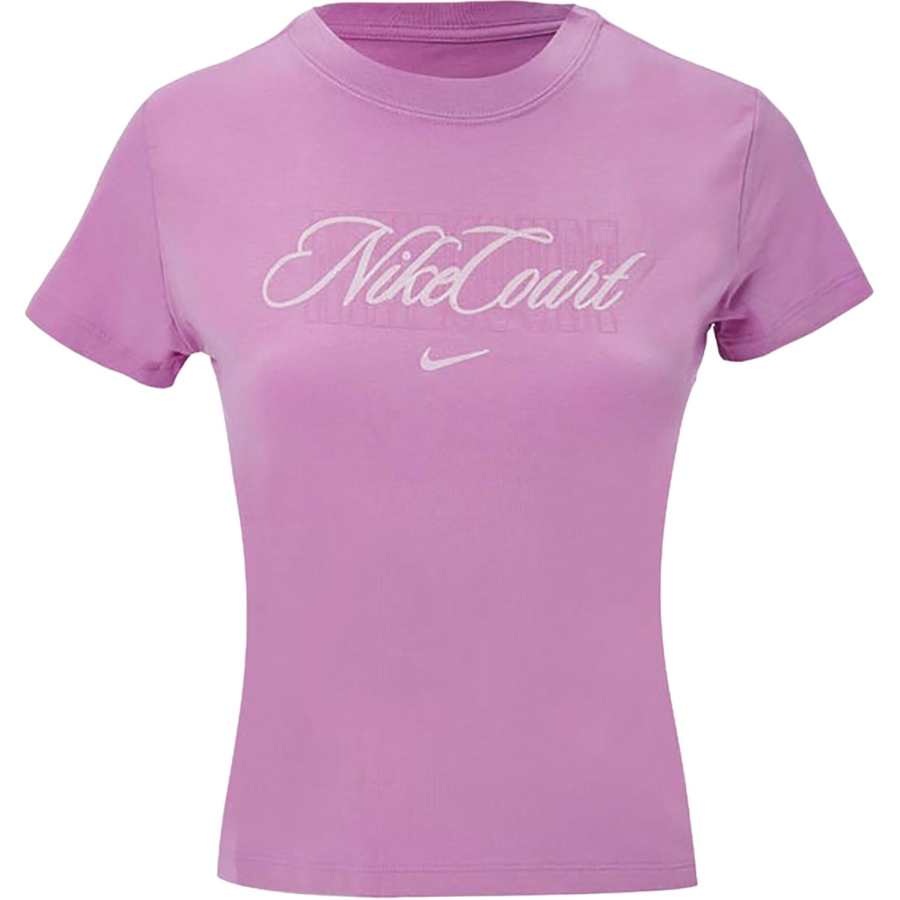 Nike Nike Heritage T Shirts Women's Pink Crew Neck