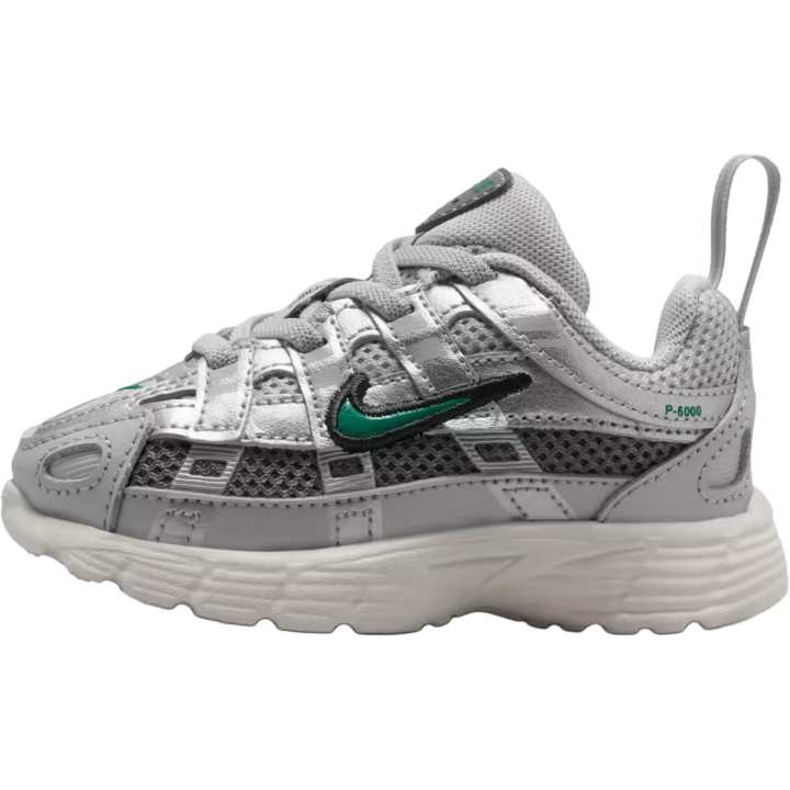 Nike Nike P 6000 Low top Toddler Shoes Silver Gray Infant And Toddler