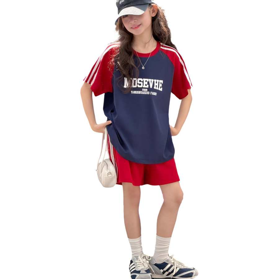 TNTX Kids Casual Sportswear Crew Neck Thin