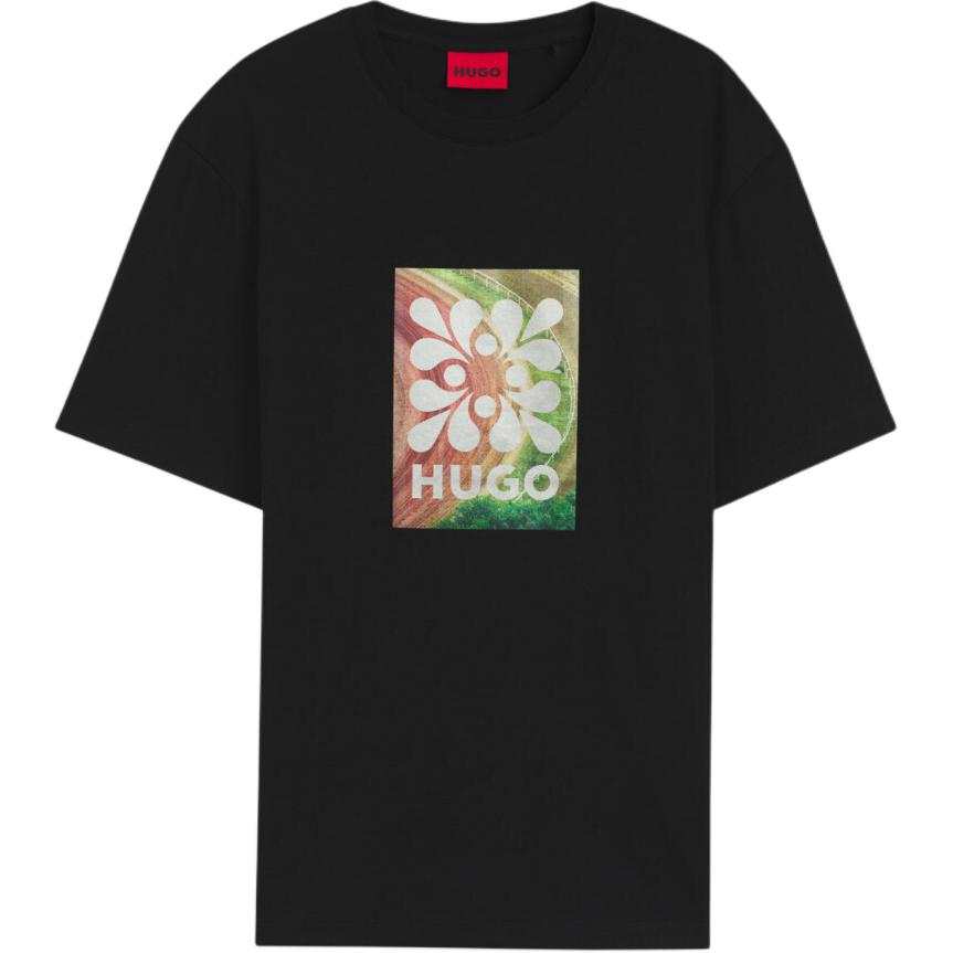 HUGO BOSS T Shirts Men's Black Crew Neck Moderate