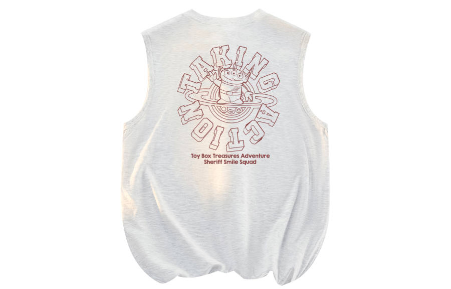 Disney Tank Tops Unisex Crew Neck Thin Sleeveless