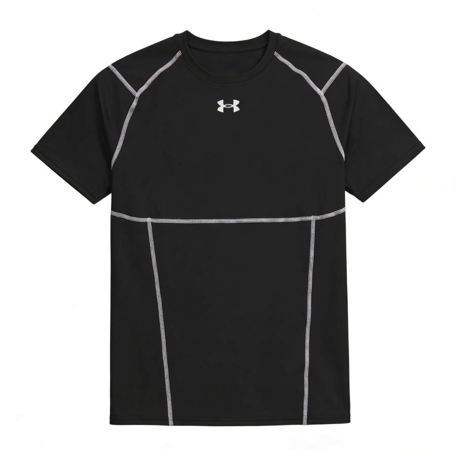 Under Armour HeatGear Short Sleeved T Shirts Men's Deep Black