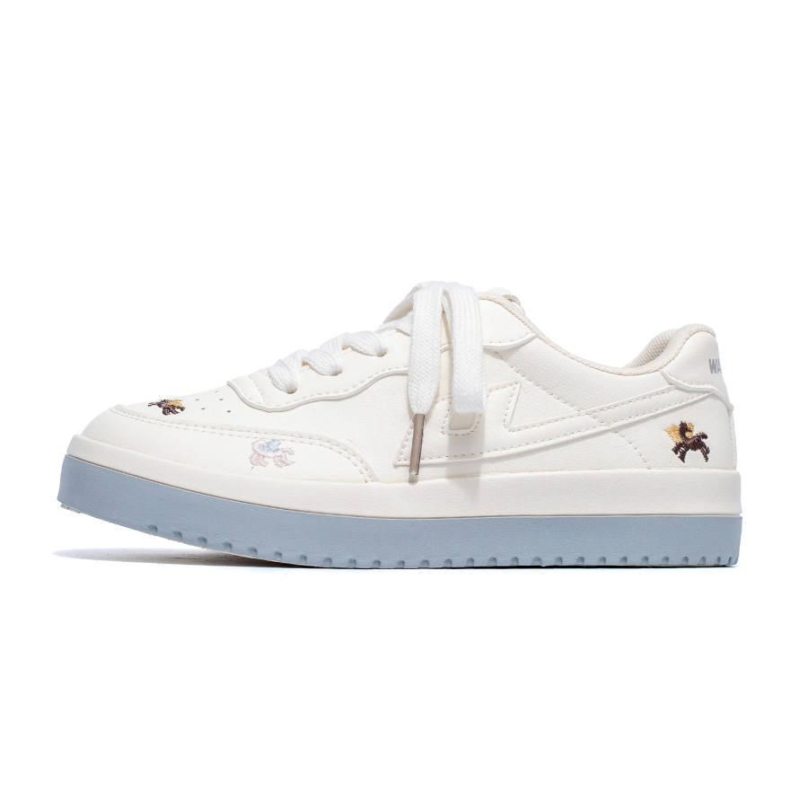 Warrior Youth Campus Style, Affordable Student Shoes, Sweet And Cute, White Sneakers