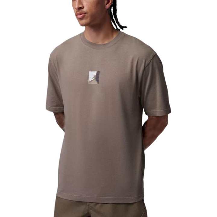 Jordan Jordan T Shirts Men's Olive Gray Crew Neck