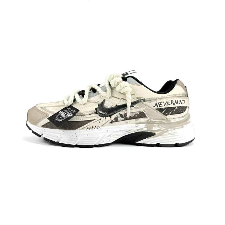 Nike Nike Initiator Fabric Cushioning Breathable Low top Running Shoes Unisex Khaki Brown