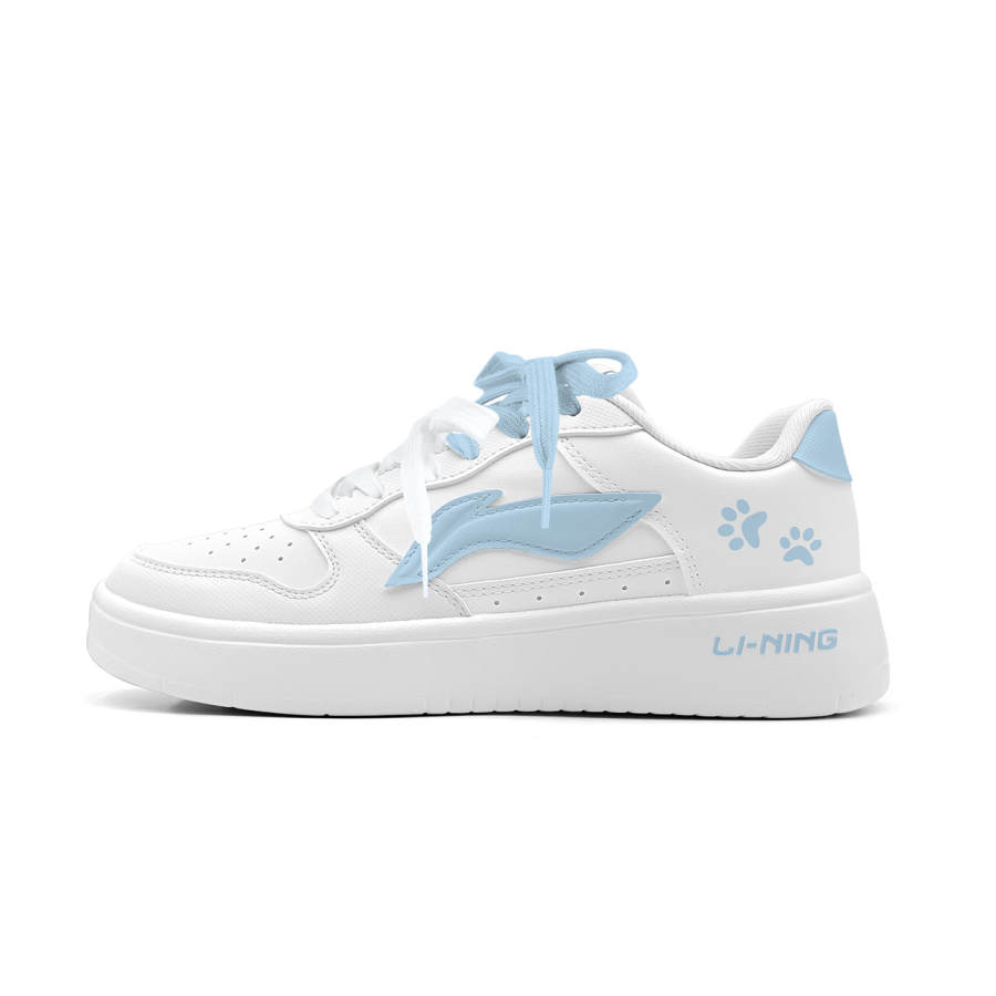 Li-Ning Li Ning Low top Skateboard Shoes Unisex Blue White