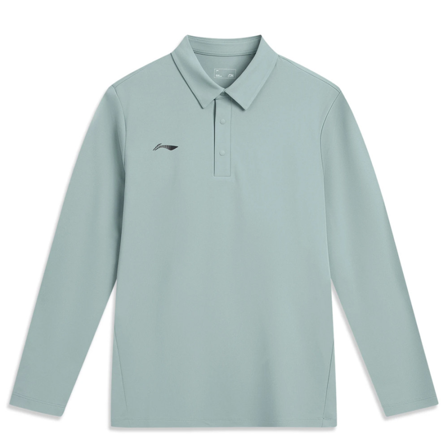 Li-Ning Li Ning T Shirts Men's Cool Stone Gray Moderate Straight Fit