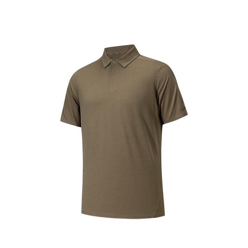Anta Polo Shirt Men's Mocha Gray