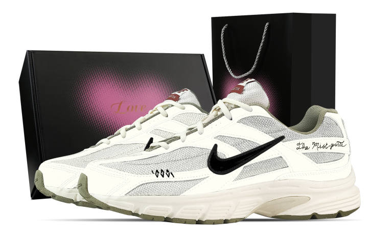 Nike Nike Initiator Support Breathable Low top Casual Running Shoes Men's White