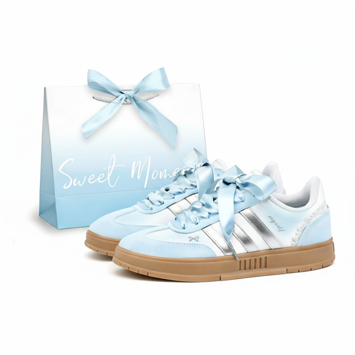 Adidas Adidas Gradas Skateboard Shoes Unisex Low Top White/Blue/Silver