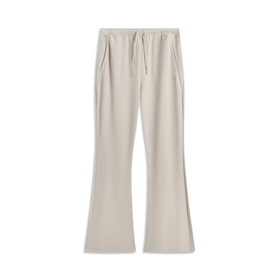 Li-Ning Li Ning Sports Life Collection Knitted Sweatpants Women's Silver Fish Gray
