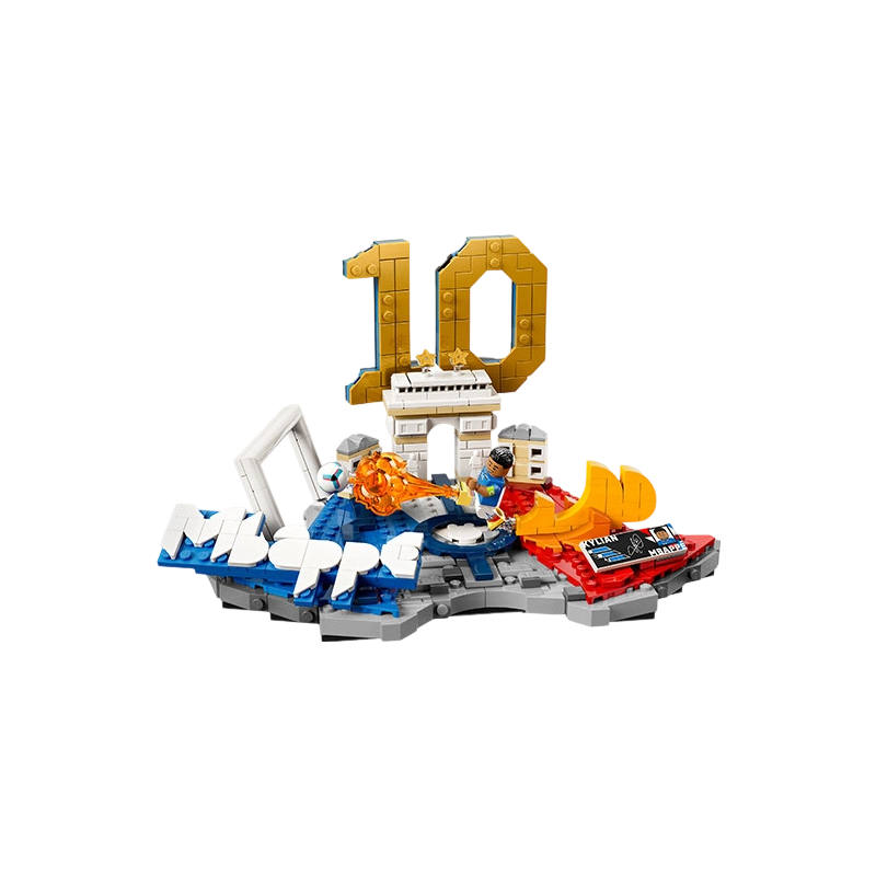 LEGO Editions Mbappé Classic Goal Moment Assembly Plastic Building Blocks 490PCS 43013