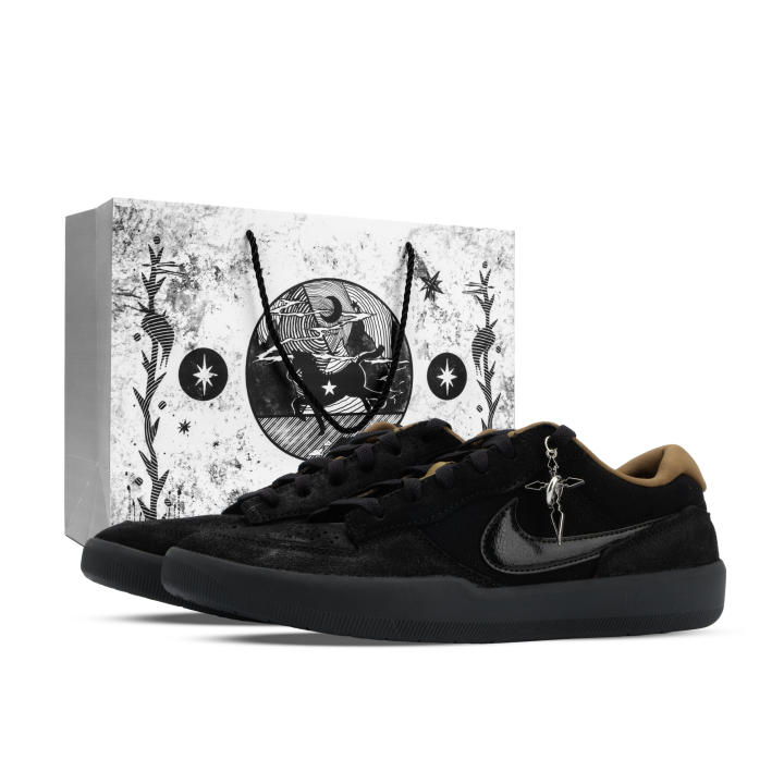 Nike Nike SB Force 58 Monster Lab, Black Warrior Low top Skateboard Shoes Unisex Black