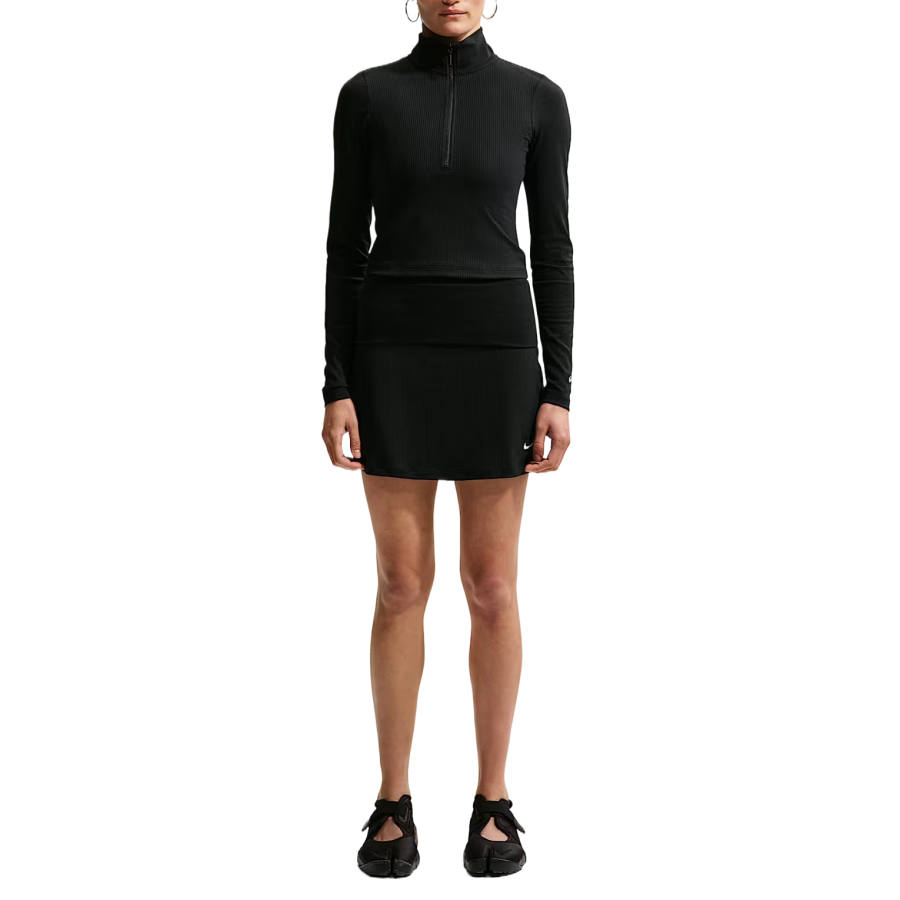 Nike Nike Sportswear Chill Knit Women's Tight Quarter-Zip Long-Sleeve Ribbed Top