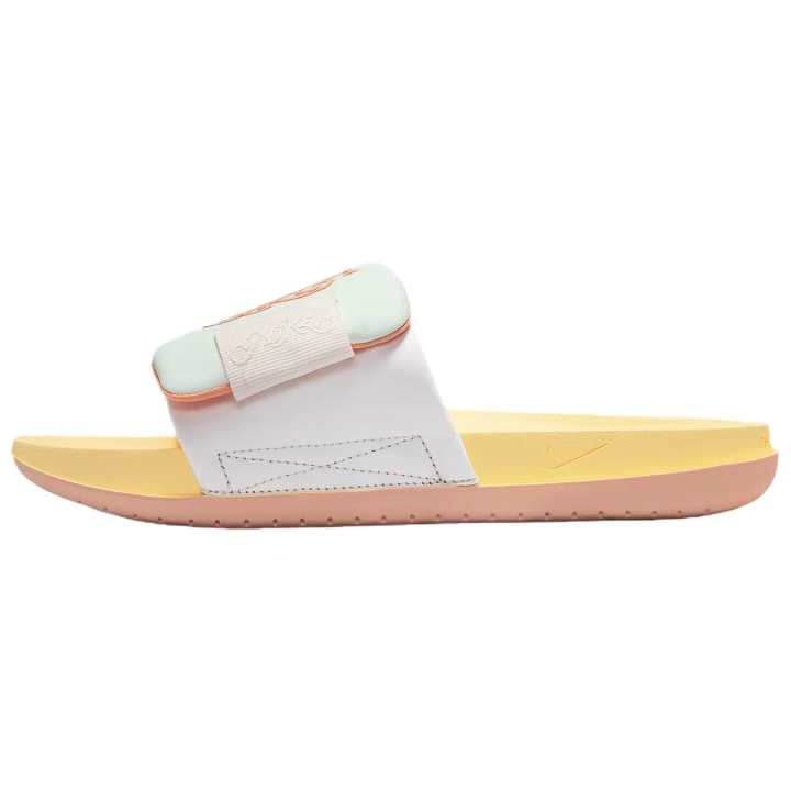 Nike Nike Offcourt Adjust Slide Slippers Women's Mountain White/Soft Yellow/Slight Green/Mist Orange