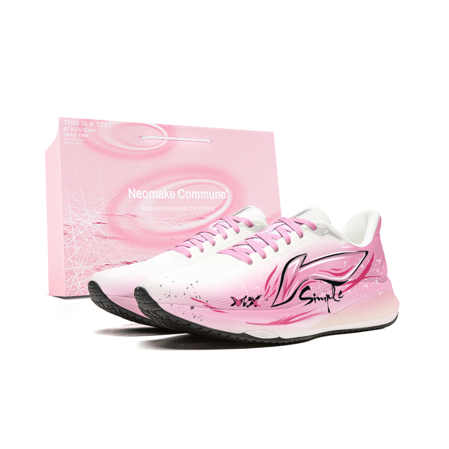 Li-Ning Li Ning Red Hare 9 Rebound Lightweight Low top Physical Fitness Test & Exam City Commuting Running Shoes Women's