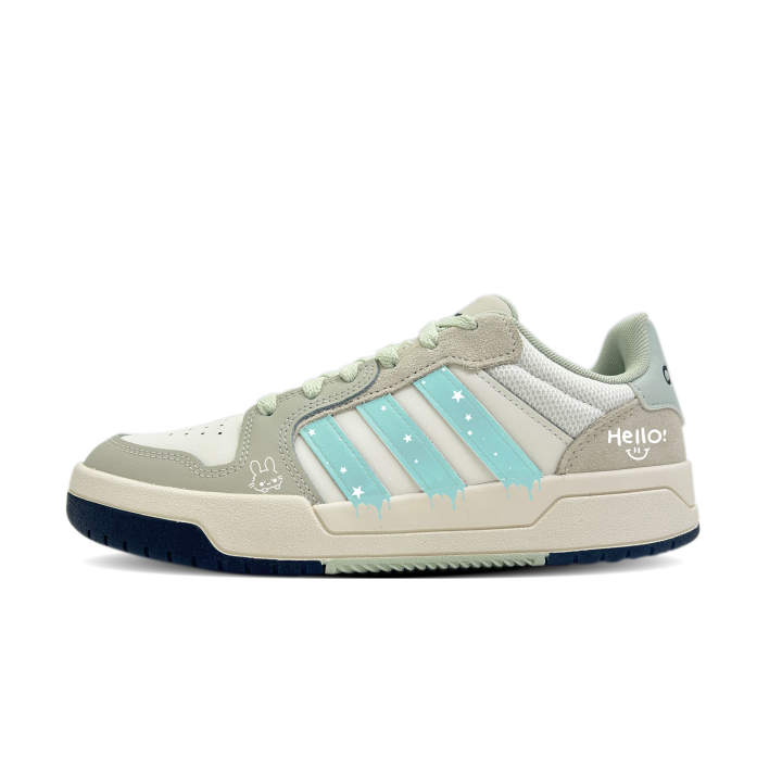 Adidas Adidas ENTRAP Katsuki Synthetic Leather, Split Cow Leather Slip Resistant Abrasion Resistant Low top Skateboard Shoes