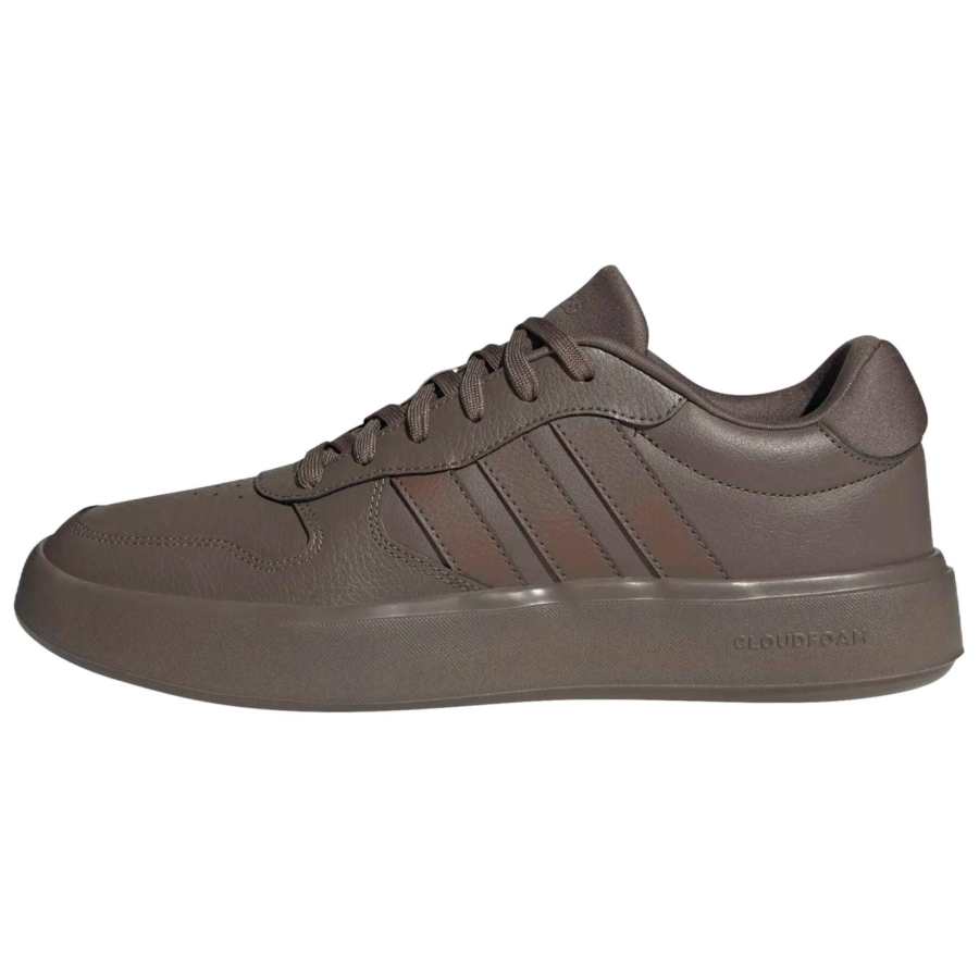 Adidas Adidas LITECOURT Leather Skateboard Shoes Men's Brown