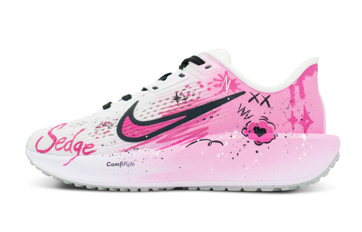 Nike Nike Quest 6 Mesh Breathable Moisture Wicking Low top Physical Fitness Test & Exam Training Running Shoes Unisex Pink