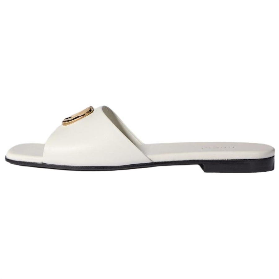 GUCCI Slide Slippers Women's White