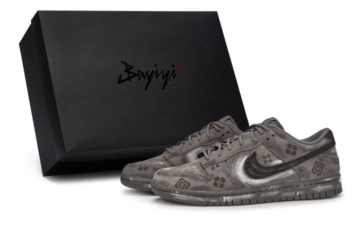 Nike Nike Dunk 811 Manufacturing, Time Subtle Texture, Special Shoe Box Slip Resistant Low top Skateboard Shoes Men's Gray
