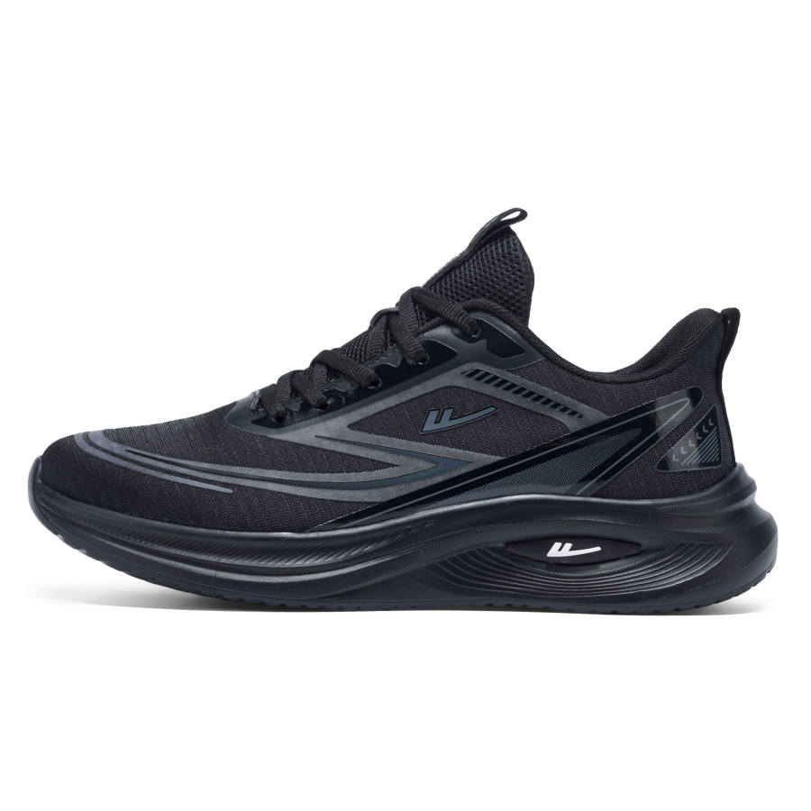 WARRIOR Running Shoes Men's Low Top Black, Gray Black Green, White Haze Blue