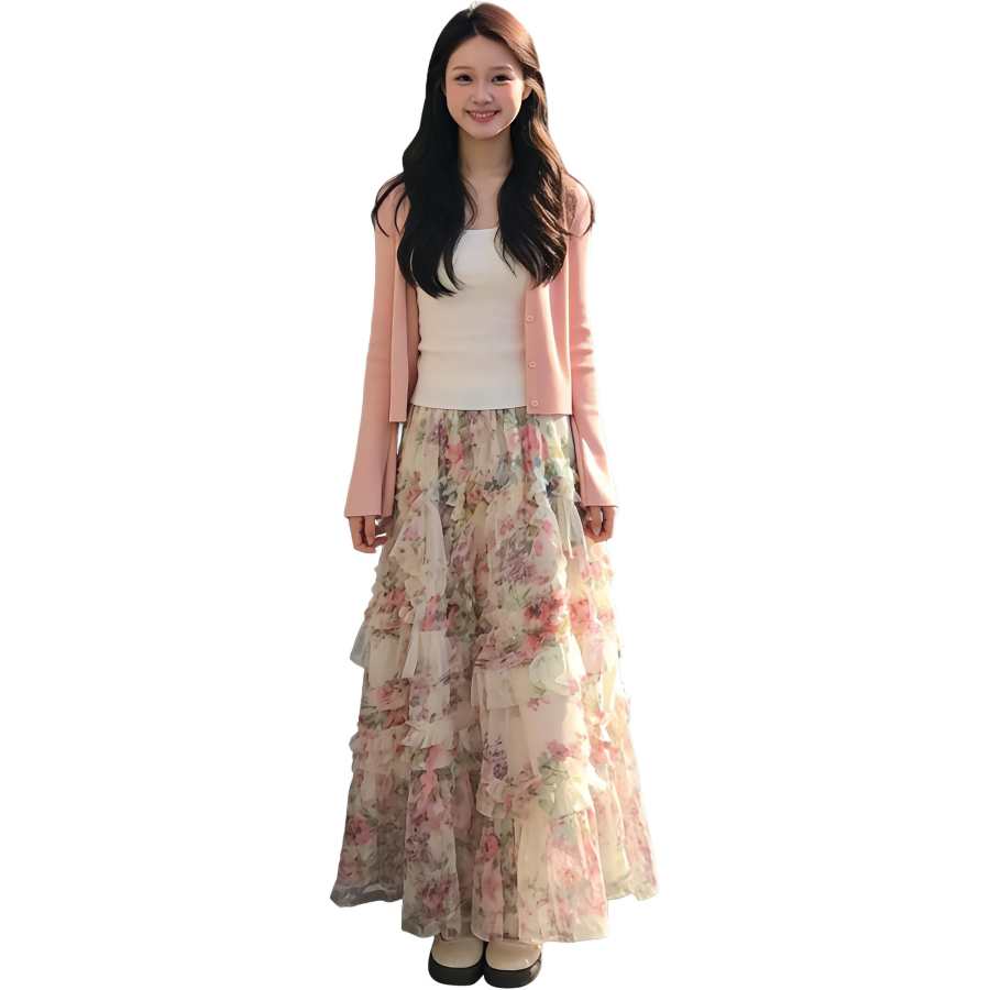 JBBCN Two Piece Skirt Sets Women's Moderate Long