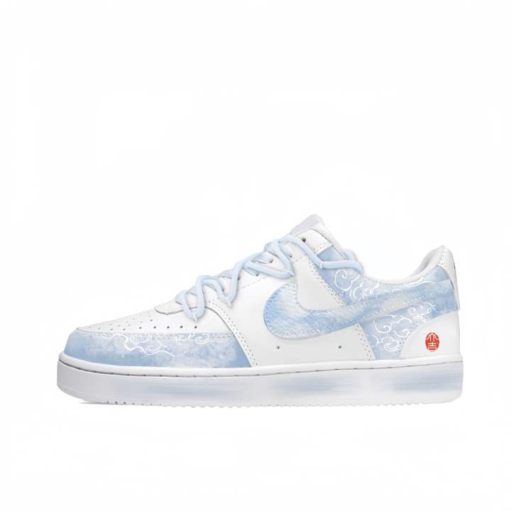Nike Nike Court Vision Moonbathed By The River, Cloudy Dreams Abrasion Resistant Slip Resistant Low top Skateboard Shoes