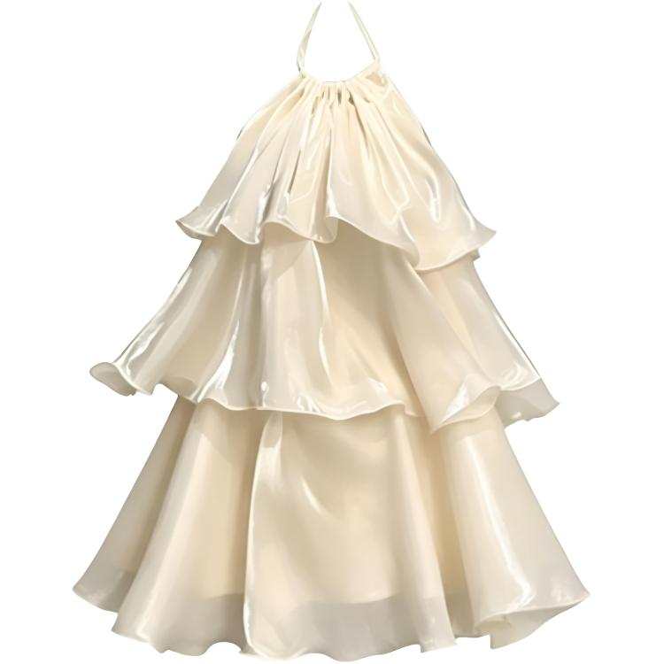 DUSHE DUSHE Slip Dresses Women's Halter Thin Short