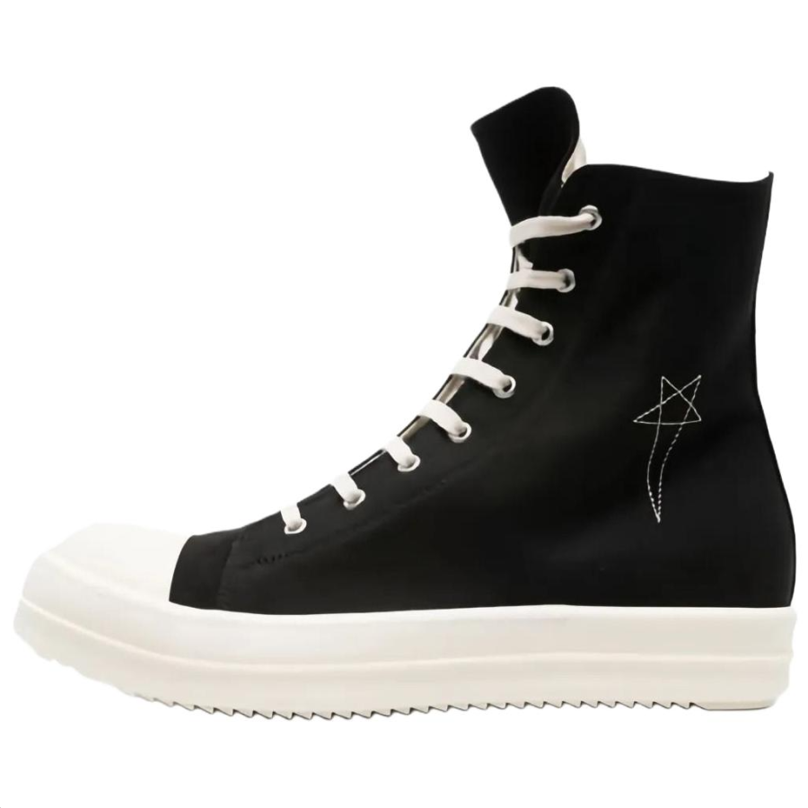 Rick Owens DRKSHDW High top Canvas Shoes Men's Black