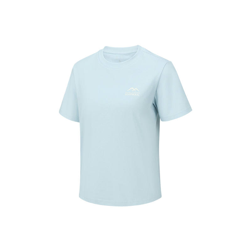 Skechers T Shirts Women's Baby Light Blue 022G Crew Neck