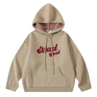 Madgood Knitwear Women's Hooded Thickened A Line