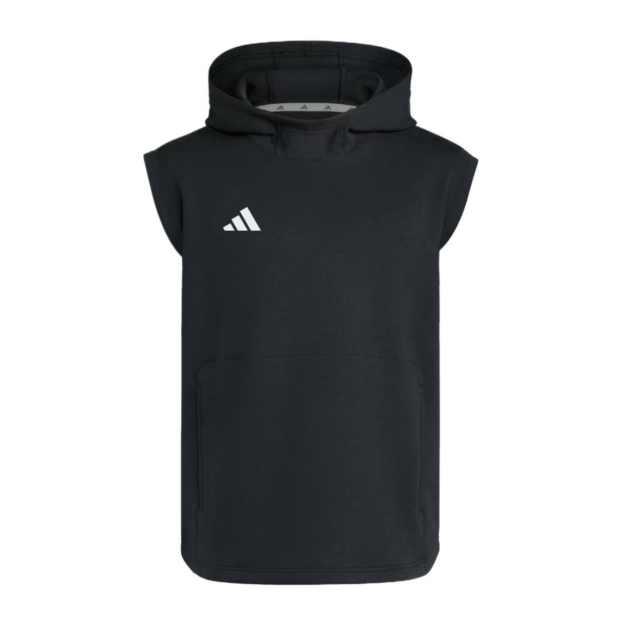 Adidas Adidas Sweatshirts Unisex Black Hooded Non Detachable Moderate