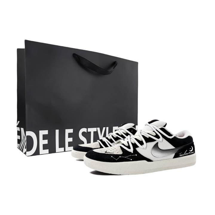 Nike Nike SB Force 58 Skateboard Shoes Unisex Black White Gray