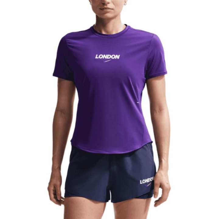 Nike Nike T Shirts Women's Purple Crew Neck