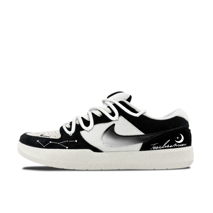 Nike Nike SB Force 58 Skateboard Shoes Unisex Black White Gray