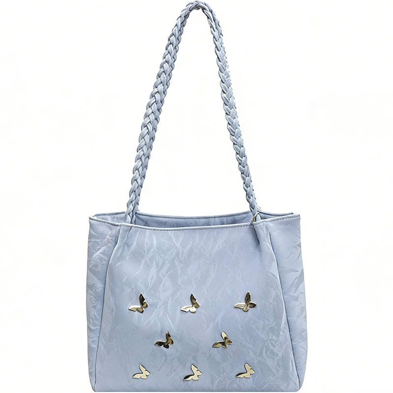 Tonlion Pu Shoulder Bag Regular Women's Blue