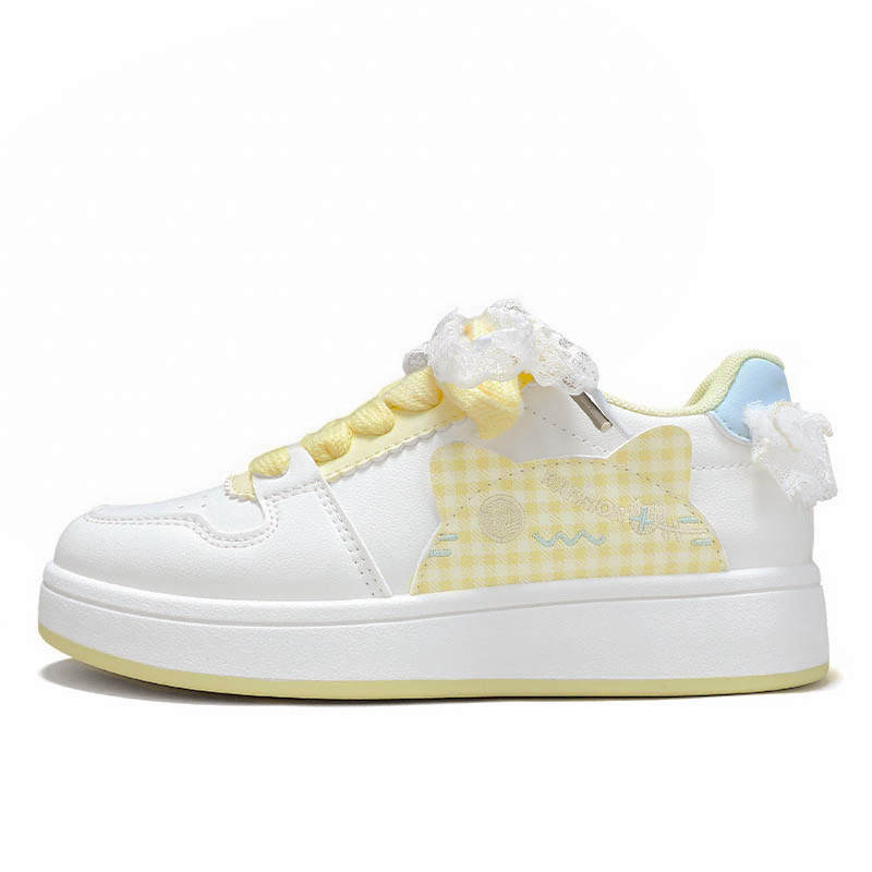 Warrior Skateboard Shoes Cushioning Height Increasing Abrasion Resistant Lightweight Low top Casual Shoes Women's