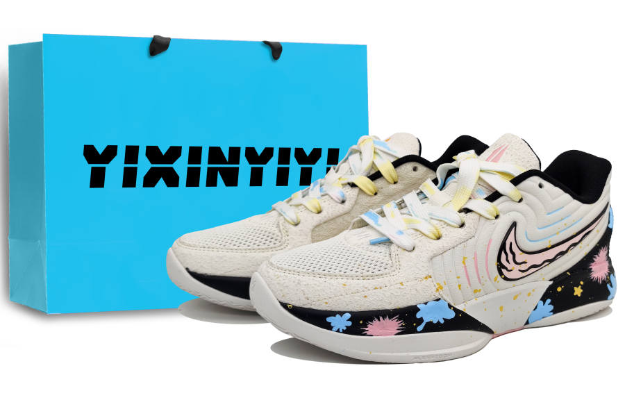 Nike Nike Ja Morant 2 Slip Resistant Abrasion Resistant Low top Basketball Shoes Unisex Blue Pink