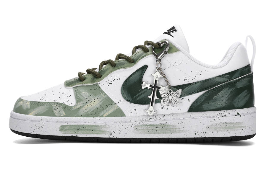 Nike Nike Court Borough Abrasion Resistant Slip Resistant Low top Skateboard Shoes Women's Green